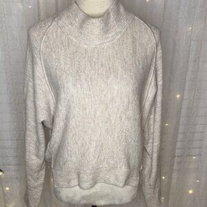 Melrose and Market Light Cream Turtleneck Sweater